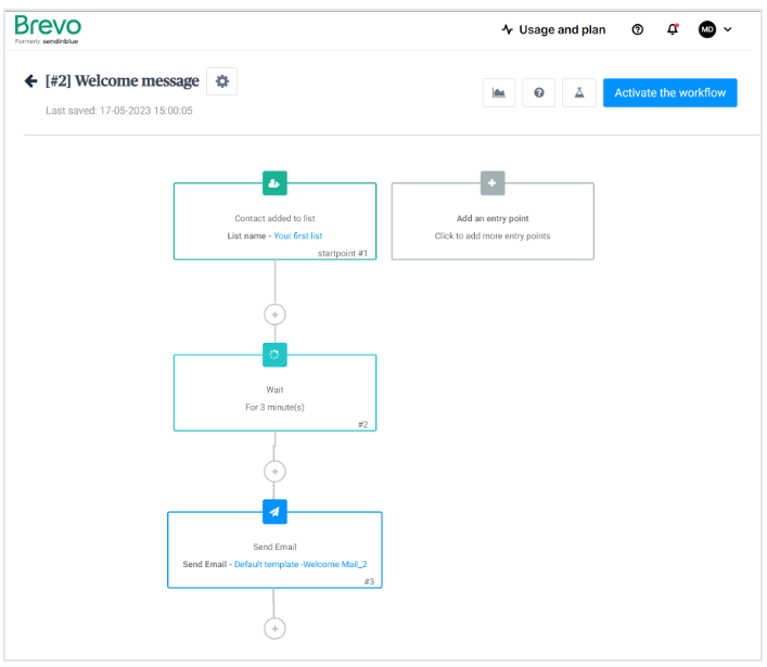 mailerlite vs sendinblue: Sendinblue automation